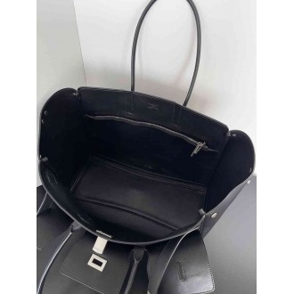 Balenciaga Bel Air Carry All Medium Bag in Noir Calfskin