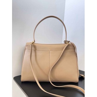 Balenciaga Rodeo Large Bag in Latte Calfskin