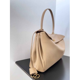 Balenciaga Rodeo Large Bag in Latte Calfskin