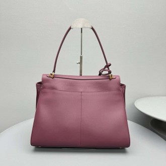 Balenciaga Rodeo Medium Bag in Burgundy Calfskin