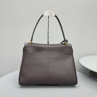 Balenciaga Rodeo Medium Bag in Chocolate Calfskin