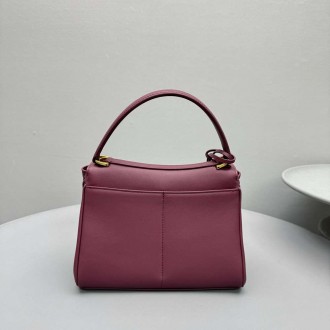 Balenciaga Rodeo Mini Bag in Burgundy Calfskin
