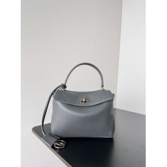 Balenciaga Rodeo Mini Bag in Grey Calfskin