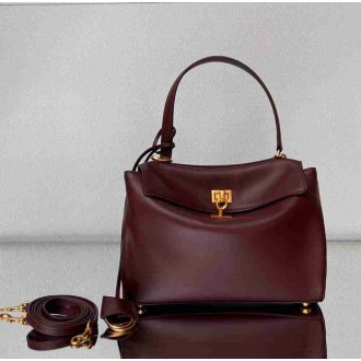 Balenciaga Rodeo Small Bag in Burgundy Calfskin