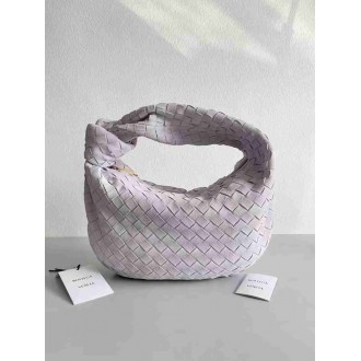 Bottega Veneta BV Jodie Teen Bag In Lilas Suede Calfskin