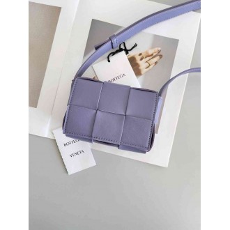 Bottega Veneta Candy Cassette Bag In Wisteria Lambskin