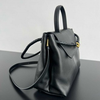 Bottega Veneta Ciao Ciao Medium Bag in Black Calfskin
