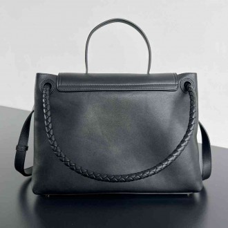Bottega Veneta Ciao Ciao Medium Bag in Black Calfskin