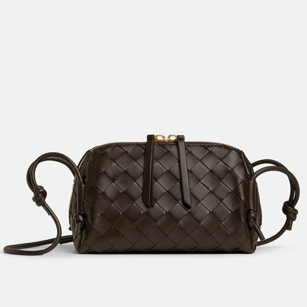 Bottega Veneta Concert Pouch in Fondant Intrecciato Lambskin