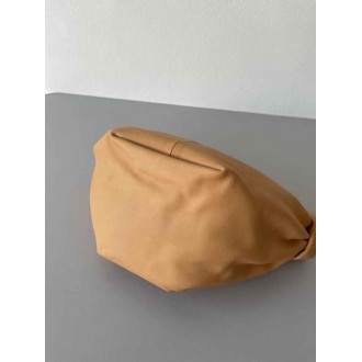 Bottega Veneta Double Knot Bag In Beige Calfskin