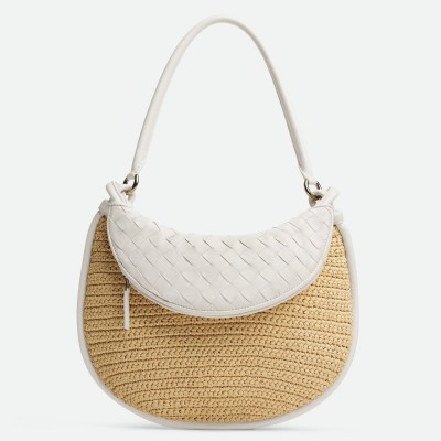 Bottega Veneta Gemelli Medium Bag in Natural Raffia