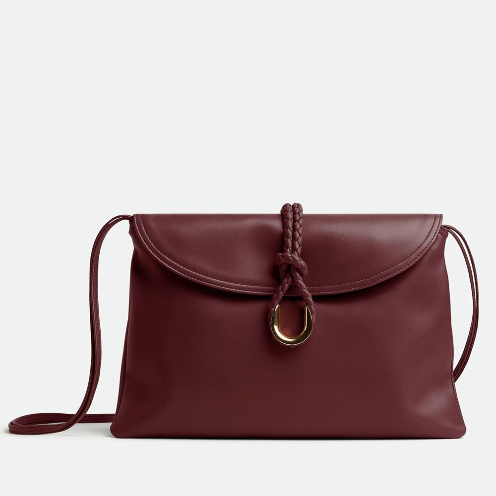 Bottega Veneta Medium Liberta Bag in Barolo Calfskin