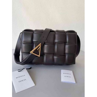 Bottega Veneta Padded Cassette Bag In Black Lambskin