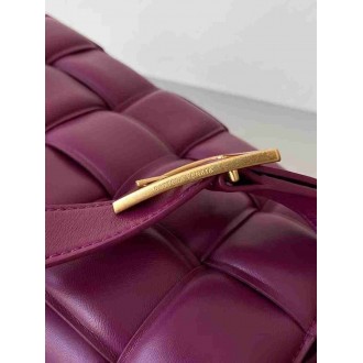 Bottega Veneta Padded Cassette Bag In Cinnabar Lambskin