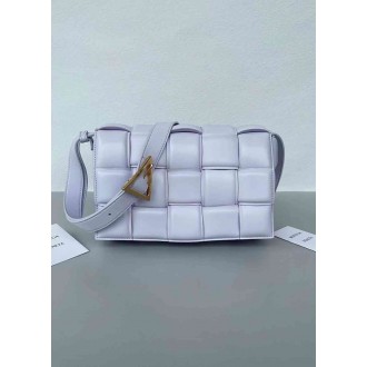 Bottega Veneta Padded Cassette Bag In Lilas Lambskin
