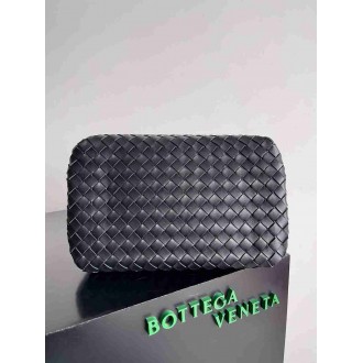 Bottega Veneta Parachute Large Bag in Black Intrecciato Lambskin