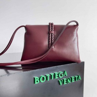 Bottega Veneta Small Liberta Bag in Barolo Calfskin