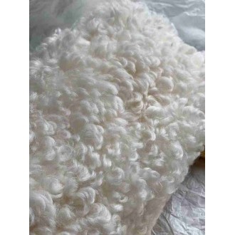 Bottega Veneta The Chain Pouch In White Shearling