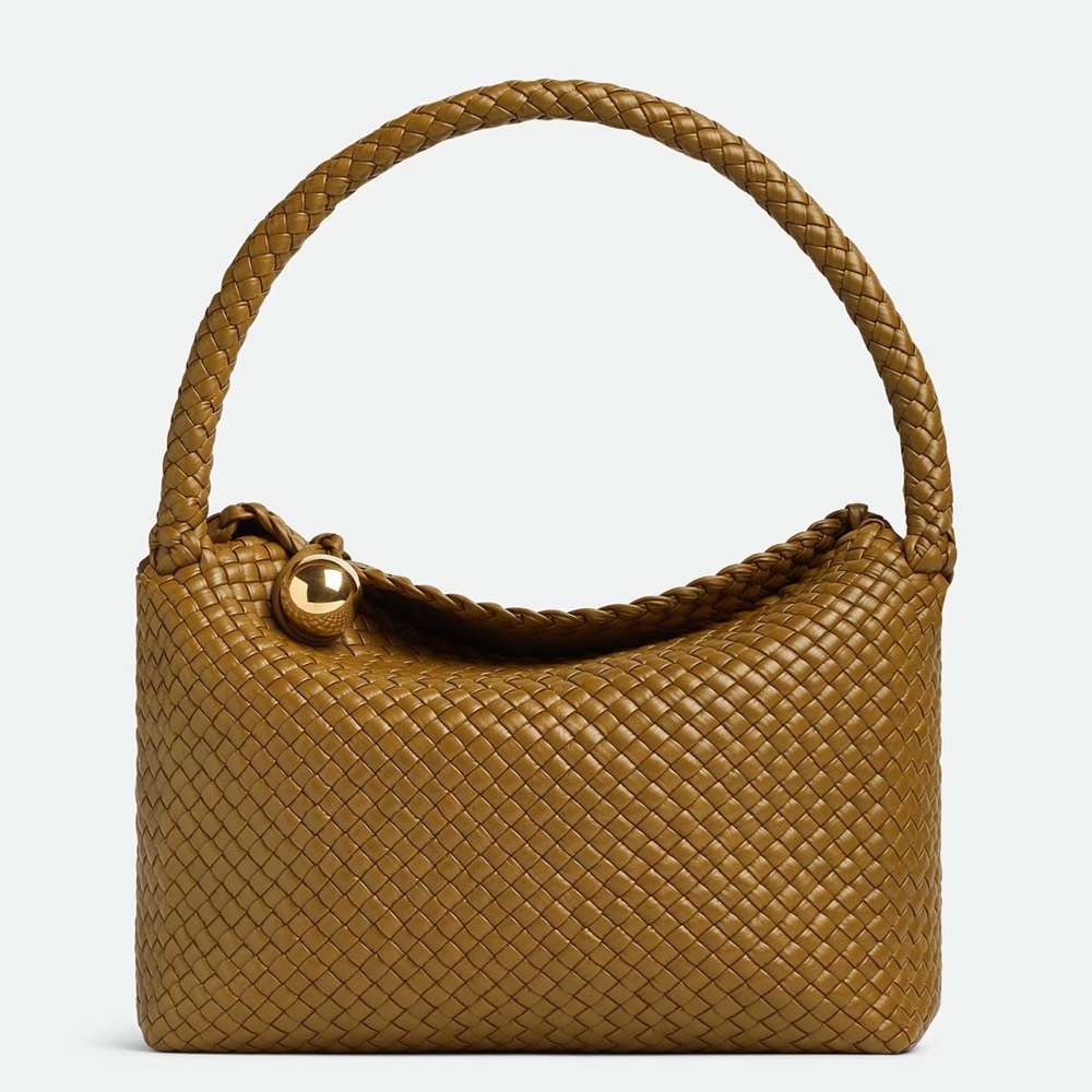 Bottega Veneta Tosca Bag in Acorn Intrecciato Calfskin