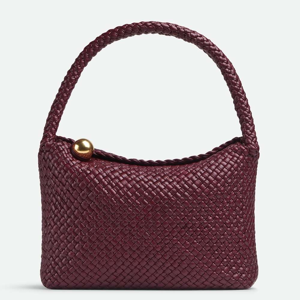 Bottega Veneta Tosca Bag in Barolo Intrecciato Calfskin