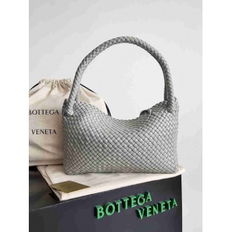 Bottega Veneta Tosca Bag in Grey Intrecciato Calfskin