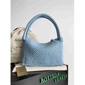 Bottega Veneta Tosca Bag in Light Blue Intrecciato Calfskin