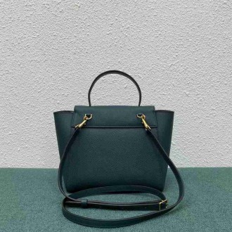 Celine Belt Nano Bag In Amazone Grained Calfskin