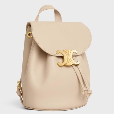 Celine Bonnie Backpack in Nude Calfskin