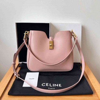 Celine Camille 16 Soft Small Bag in Soft Peach Calfskin