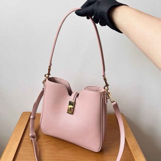 Celine Camille 16 Soft Small Bag in Soft Peach Calfskin