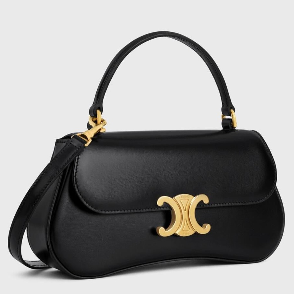 Celine Lola Teen Top-handle Bag in Shiny Calfskin
