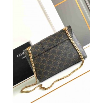 Celine Medium Victoire Bag in Triomphe Canvas