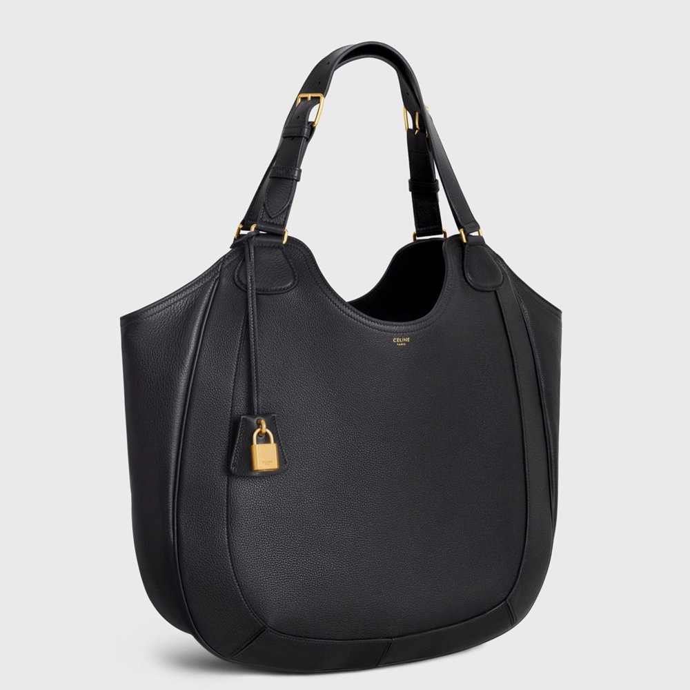 Celine Meo Bag in Black Supple Calfskin