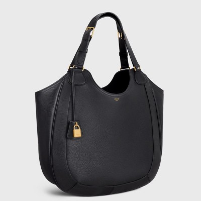 Celine Meo Bag in Black Supple Calfskin