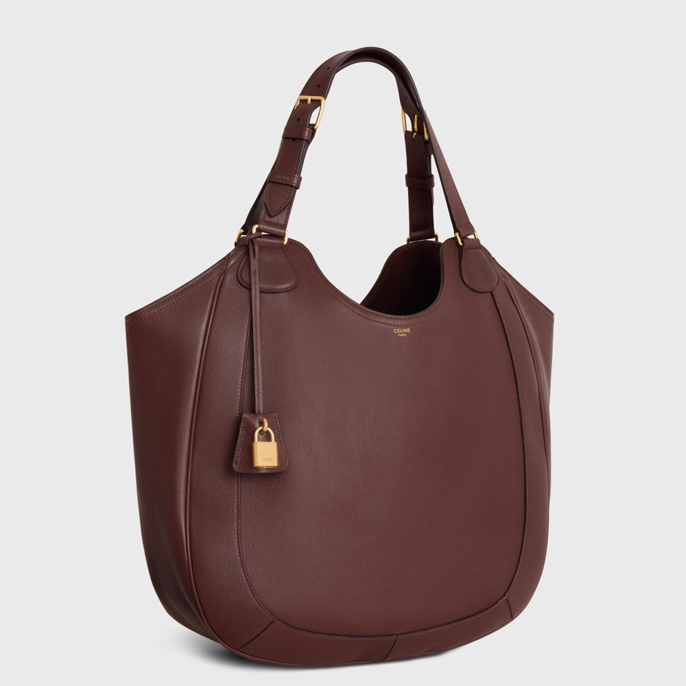 Celine Meo Bag in Chestnut Supple Calfskin