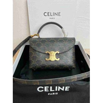 Celine Nino Teen Bag in Triomphe Canvas