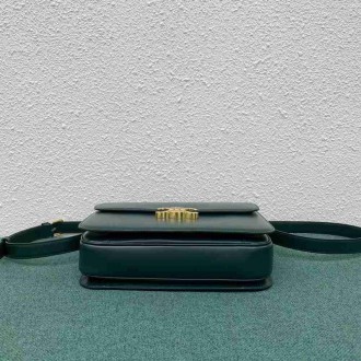 Celine Triomphe Large Bag In Amazone Calfskin