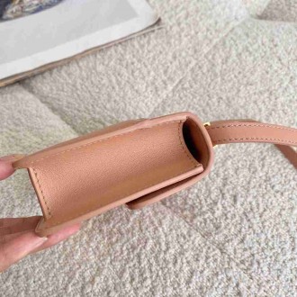 Dior 30 Montaigne Micro Bag In Poudre Box Calfskin