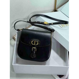 Dior Bobby Frame Bag In Black Box Calfskin