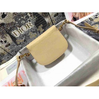 Dior Bobby Medium Bag In Beige Grained Calfskin