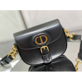 Dior Bobby Small Bag In Black Box Calfskin