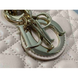Dior Lady D-Joy Medium Bag in Powder Pink Cannage Lambskin