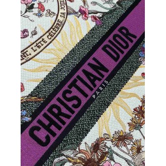 Dior Large Book Tote Bag in Dior 4 Saisons ete Soleil Embroidery