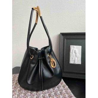 Dior Nolita Medium Bag in Black Calfskin