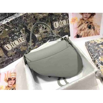 Dior Saddle Bag In Grey Ultramatte Calfskin