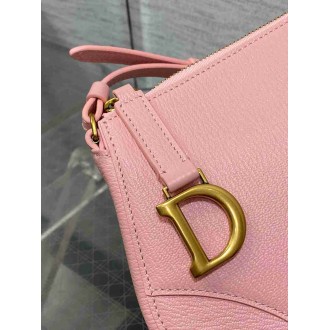 Dior Saddle Rodeo Pouch in Pink Goatskin