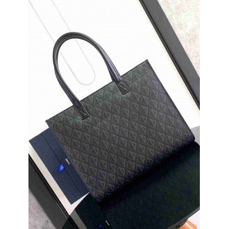 Dior Safari Tote Bag in Black CD Diamond Canvas