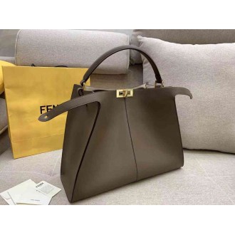 Fendi Brown Peekaboo X Lite Large Bag