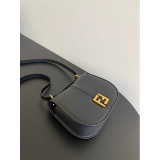 Fendi C'mon Medium Bag in Black Calfskin
