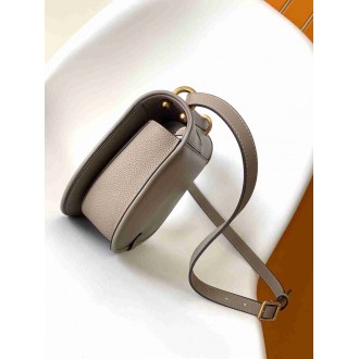 Fendi C'mon Medium Bag in Grey Calfskin